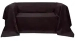 vidaXL Micro-Suede Sofa&uuml;berwurf Tagesdecke Braun 270 x 350 cm