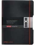 Herlitz Notizbuch A4 Kariert PP (Polypropylen) Schwarz