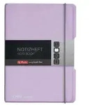 Herlitz Notizbuch A5 Kariert PP (Polypropylen) Flieder
