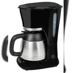 Exquisit Kaffeemaschine mit Thermokanne KA 6501 in weiss, 4 bis 8 Tassen,