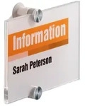 DURABLE T&uuml;rschild CRYSTAL SIGN 148 x 105 mm