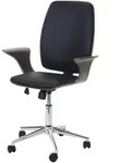 Mendler B&uuml;rostuhl HWC-C54, Chefsessel Drehstuhl, Bugholz Kunstleder ~ grau,...