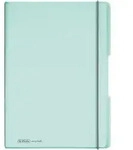 herlitz Notizheft my.book flex PP A4 2x40 Blatt liniert/kariert minze