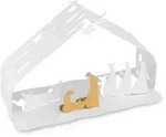 bark rib, weihnachtskrippe aus wei&szlig;metall, Alessi