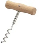 Westmark Korkenzieher, Wendel mit Seele, L&auml;nge: 10,4 cm, Holz/Stahl, Woody,