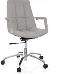 B&uuml;rostuhl / Drehstuhl SARANTO Stoff hellgrau hjh OFFICE
