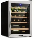 Klarstein Vinamour 19 Uno Weink&uuml;hlschrank 19Fl./65l 4-18&deg;C 40dB Glas Edelstahl