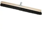 Saalbesen Naturhaar mit Metallstielhalter 100 cm