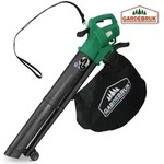 Gardebruk Elektro Laubsauger 3in1 3000W Schultergurt Rollen Fangsack 45L