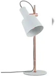 Paulmann Neordic Tischleuchte Haldar E14 max. 20W Wei&szlig; Kupfer matt Metall 79658
