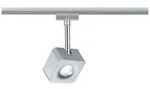 Paulmann URail Schienenspot Cube Einzelspot540lm 8W 2700K dimmbar 230V Chrom