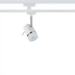 Paulmann URail Schienenspot Pipe Einzelspot GU10 max. 10W dimmbar 230V Wei&szlig;#Chrom