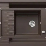 BLANCO GmbH + Co KG BLANCO ELON XL 6 S-F fl&auml;chenb&uuml;ndige Sp&uuml;le, SILGRANIT, Cafe,