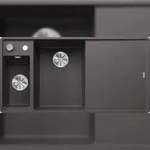 BLANCO GmbH + Co KG BLANCO AXIA III 6 S-F fl&auml;chenb&uuml;ndige Sp&uuml;le GRANIT Felsgrau