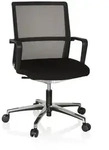 B&uuml;rostuhl / Drehstuhl MOVE-TEC NET 3D Netzstoff schwarz / schwarz hjh OFFICE