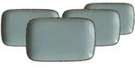 Ritzenhoff & Breker Casa Platte 24 x 15,5 cm 4er Set blau