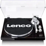 LENCO LBT-188 Bluetooth Plattenspieler mit USB, Walnuss.