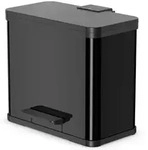 Hailo Tret-Abfalleimer &Ouml;ko trio Plus L, 3 x 9 Liter, schwarz