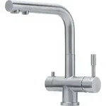 Franken Franke Edelstahl Hochdruck Armatur, Wasserhahn Clear Water L Festauslauf
