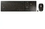 Cherry DW 9000 SLIM Kabellose Maus-Tastaturkombination US-Eng Layout schwarz