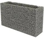 vidaXL Gabionen-Hochbeet Verzinkter Stahl 180&times;50&times;100 cm