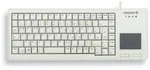 CHERRY G84-5500 XS TOUCHPAD Tastatur hellgrau