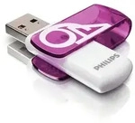 Philips FM64FD05B USB-Stick 64 GB USB Typ-A 2.0 Violett, Wei&szlig;