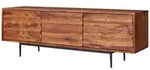 WOHNLING TV Lowboard WL5.636 Holz Fernsehkommode Massiv Landhaus Fernsehschrank