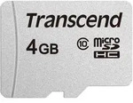 Transcend 4GB 300S - Speicherkarte microSDHC Class 10