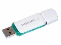 Philips FM08FD75B USB-Stick 8 GB USB Typ-A 3.2 Gen 1 (3.1 Gen 1) Türkis, Weiß