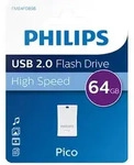 Philips FM64FD85B/00 USB-Stick 64 GB USB Typ-A 2.0 Violett, Wei&szlig;