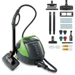 Polti Vaporetto Pro 95_Turbo Flexi Zylinder-Dampfreiniger 1100 W Schwarz, Gr&uuml;n