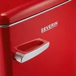 SEVERIN Retro Tischk&uuml;hlschrank, Rot