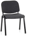 Konferenzstuhl / Besucherstuhl / Stuhl XT 600 schwarz/anthrazit hjh OFFICE