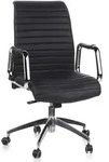 B&uuml;rostuhl / Chefsessel ASPERA 10 Nappaleder schwarz hjh OFFICE