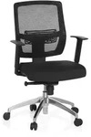 B&uuml;rostuhl / Drehstuhl NET 90 Netzstoff/Stoff schwarz/schwarz hjh OFFICE
