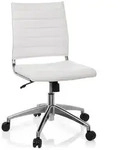 B&uuml;rostuhl / Drehstuhl TRISHA Kunstleder wei&szlig; hjh OFFICE