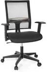 B&uuml;rostuhl / Drehstuhl OFFICE R8 Netzstoff schwarz hjh OFFICE