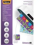 Fellowes&reg; A4 vorgestanzte Laminierfolie 80 Mikron/5452502 DIN A4 100 gl&auml;nzend...