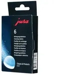 JURA 62715 Hausger&auml;te-Reiniger, 2-Phasen Reinigungstabletten, 6 St&uuml;ck