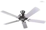 Pepeo Deckenventilator Potkuri Silber / Wei&szlig; 132