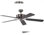 Pepeo Deckenventilator Potkuri Silber / Schwarz 132
