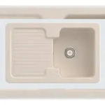 Villeroy & Boch Villeroy&Boch Sp&uuml;lbecken, K&uuml;chensp&uuml;le Condor 45 Ivory 800x510mm,