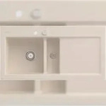 Villeroy & Boch Villeroy&Boch Sp&uuml;lbecken, K&uuml;chensp&uuml;le Subway 60 Ivory 1000x510mm,