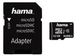 HAMA microSDHC 32GB Class 10 UHS-I 80MB/s inkl. Adapter