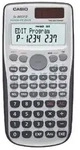 Casio Schulrechner FX‐3650P II 2-zeiliges Display Silber