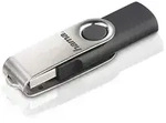 Hama USB-Stick FlashPen Rotate 00090891 8GB USB2.0 schwarz/silber