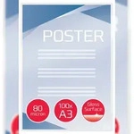 GBC Document Laminierfolien DIN A3 Gl&auml;nzend 2 x 80 (160) Mikron Transparent 100