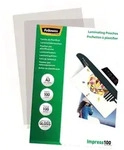 Fellowes&reg; A5 gl&auml;nzende Laminierfolie 100 Mikron/5351002 Inh. 100 Stk
