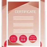 GBC Document Laminierfolien DIN A4 Gl&auml;nzend 175 Mikron (2 x 175) Transparent 100